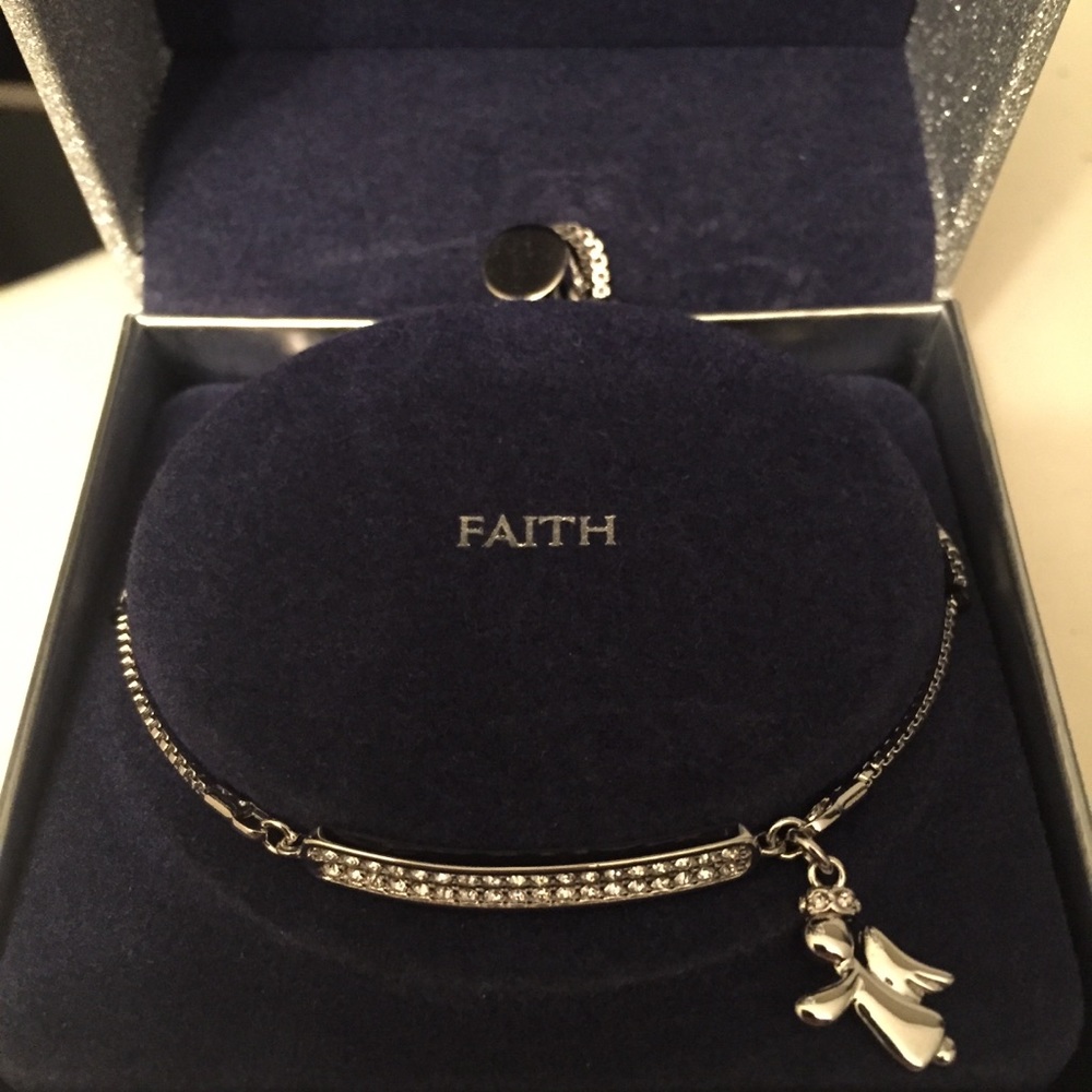 Swarovski angel bracelet